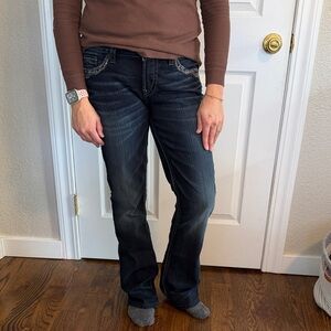 Silver Jeans Suki Dark Indigo Denim